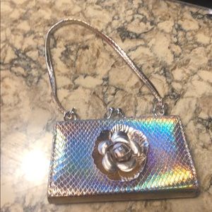 Monsoon purse shimmer pink